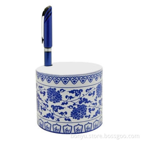 Memo brick, with ball pen design, for promotion and stationery